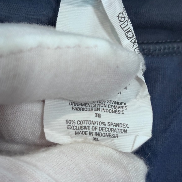 Hanes Stretch Cotton Navy Blue Athleisure Tennis Pickleball Skort Women’s XL - Picture 6 of 6